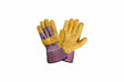 Guantes de trabajo de cuero serraje, talla 10