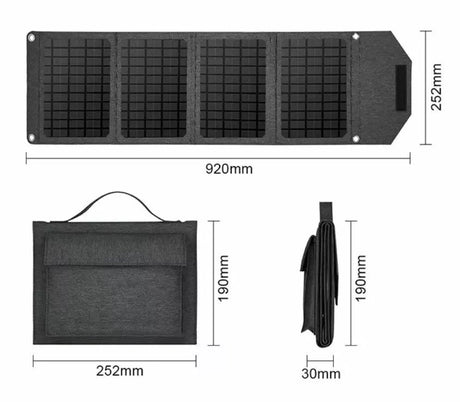 Portable Outdoor Solar Charger 24W