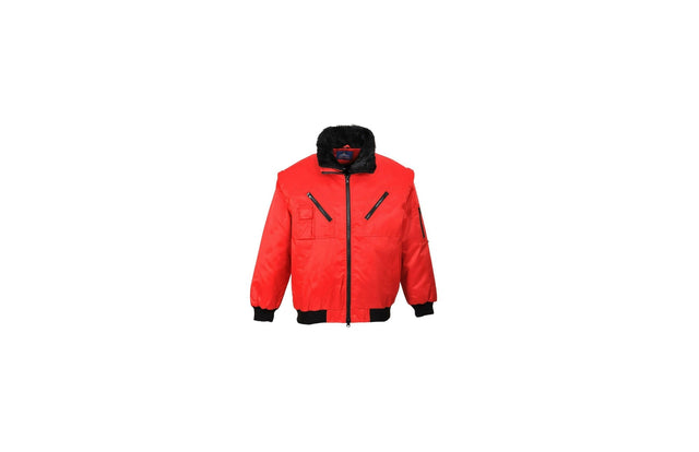 Red 3-in-1 Pilot Jacket
