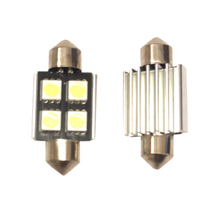 SMD LED Festoon Bulb 4 LED Canbus White
