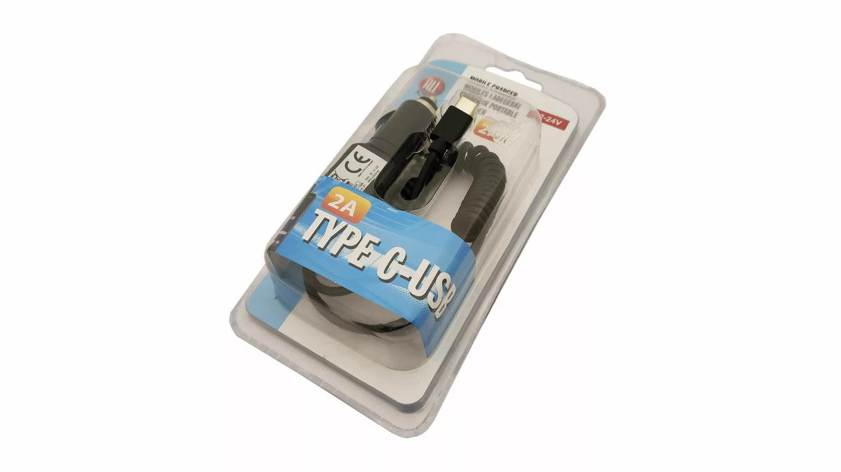 Car Cigarette Lighter Phone Charger Type C 2A