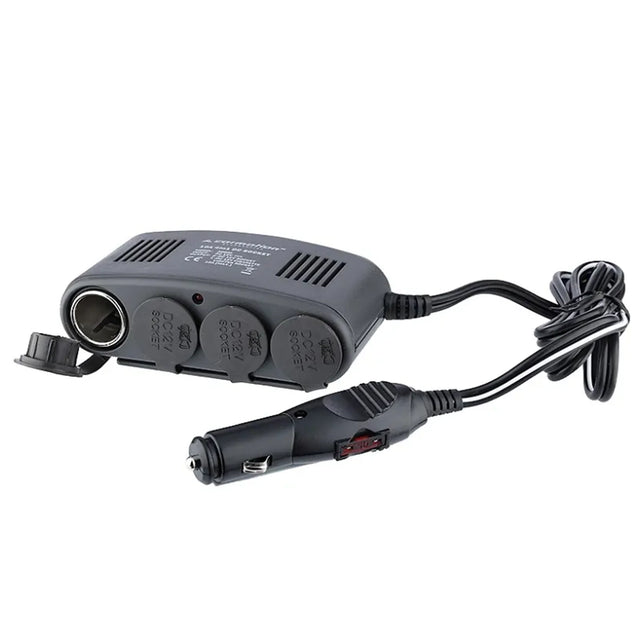 4-Way Car Cigarette Lighter Splitter, 10A