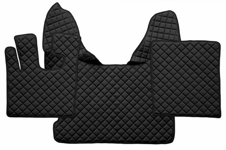 Quilted Faux Leather Truck Floor Mat for DAF XF 105 Automatic