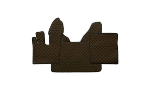 Quilted Faux Leather Floor Mat for DAF XF Euro 6 Automatic