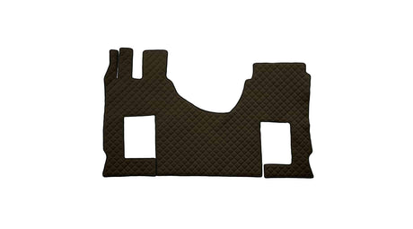 Quilted Faux Leather Floor Mat for Mercedes-Benz Actros MP4 – Fixed Passenger Seat