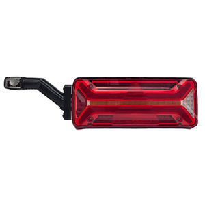 Trailer Rear Light with Flexible Rubber Lamp, 4-Pin Connector