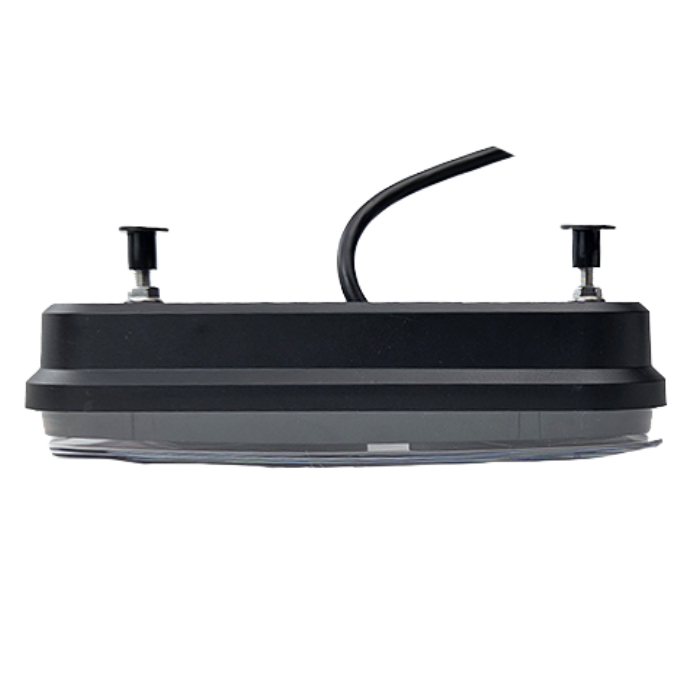 LED Rear Light with 5 Functions and Triangle Reflector, 12V