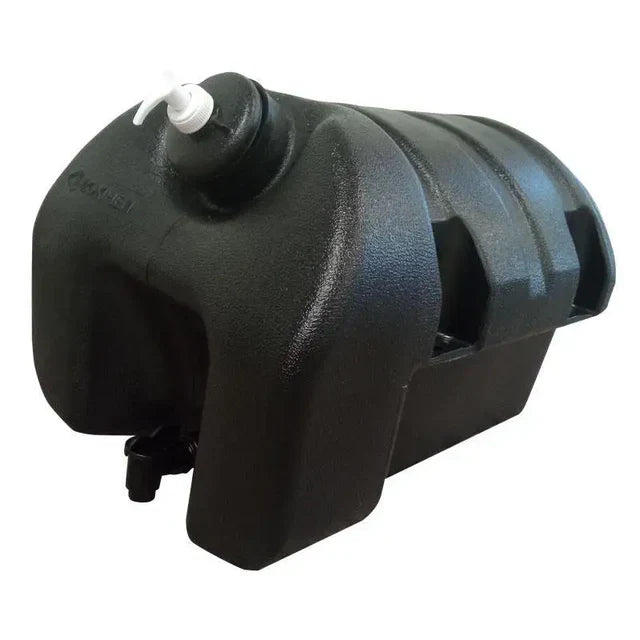 30L Black Water Tank with Square30 Soap Dispenser