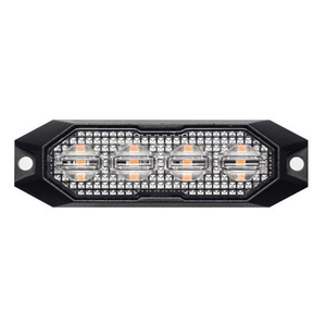 Amber Strobe Light Mini 4LED, 15 Modes – Auxiliary Warning Lamp