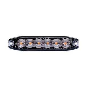 Slim Amber Strobe Light 6LED 19 Modes – Auxiliary Warning Lamp