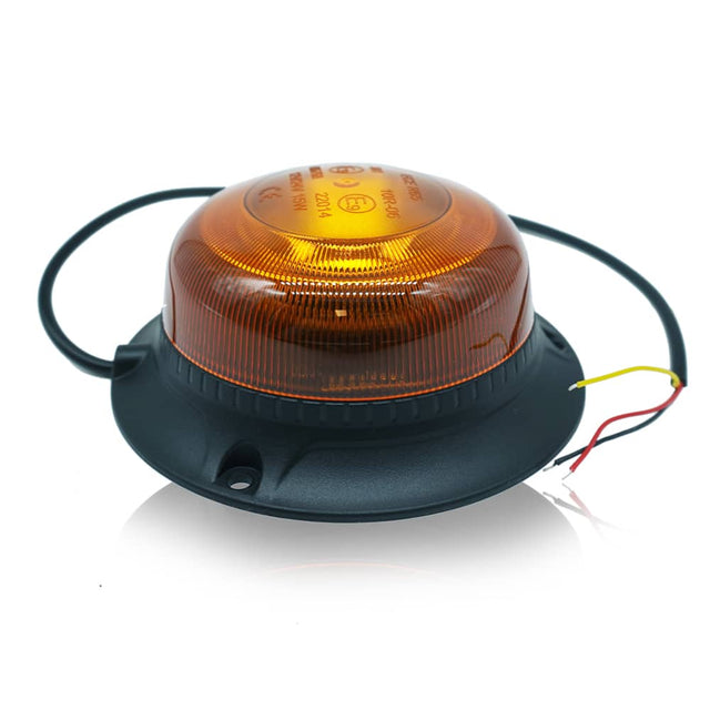 Mini Amber LED Strobe Light 12V/24V 18 LEDs