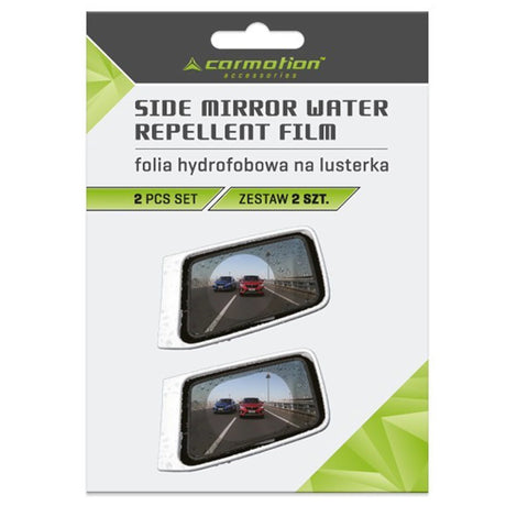 Water-Repellent Mirror Film 100x150 mm – Pack of 2