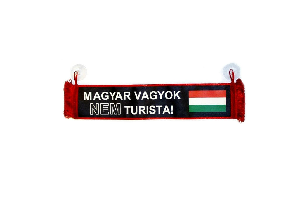 Mini Horizontal Car Flag with Suction Cups