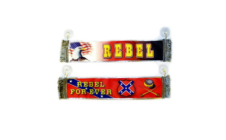 Mini Horizontal Car Flag with Suction Cups