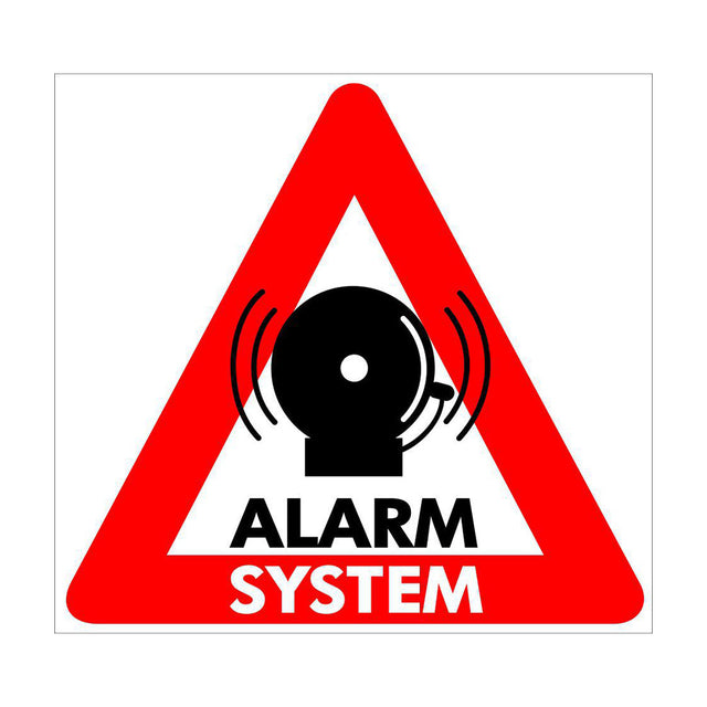 ALARM SYSTEM Sticker
