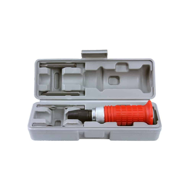 Impact Screwdriver with 6 Interchangeable Bits