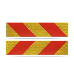 Reflective Striped E-Marked Sign – Pair
