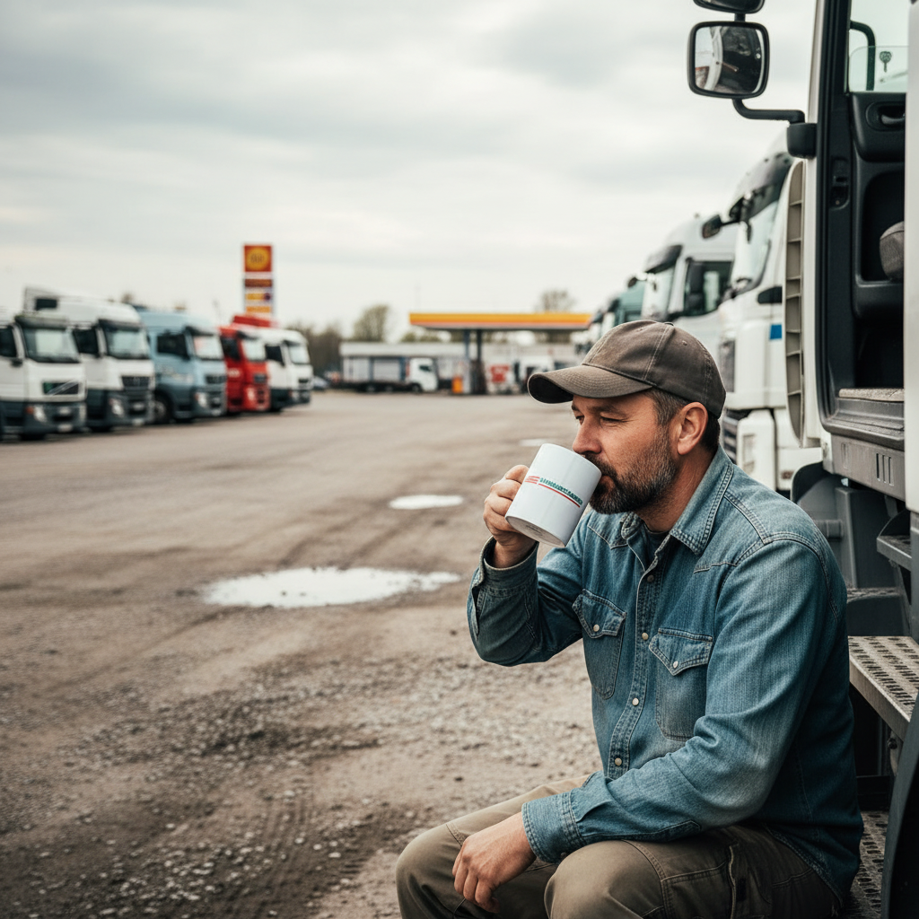 Hungarocamion Logo Mug White 3dl