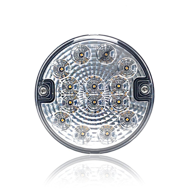 Large Round LED Reverse Lamp 12/24V